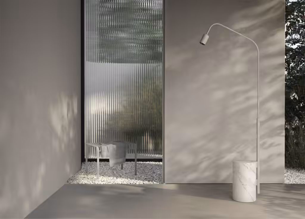 MARMOREA - Design Gartendusche