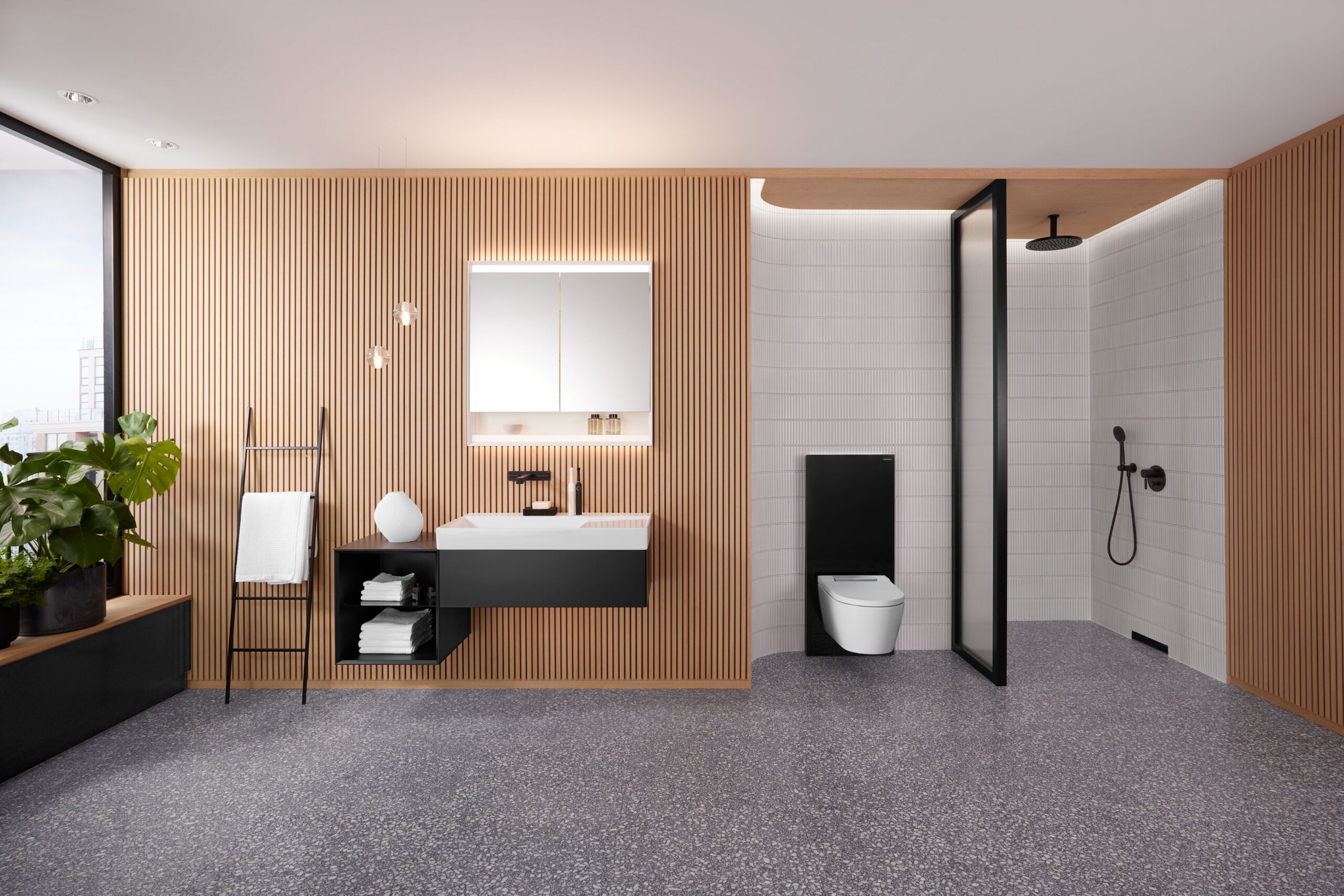 Geberit AquaClean Sela in Chrom mit Monolith